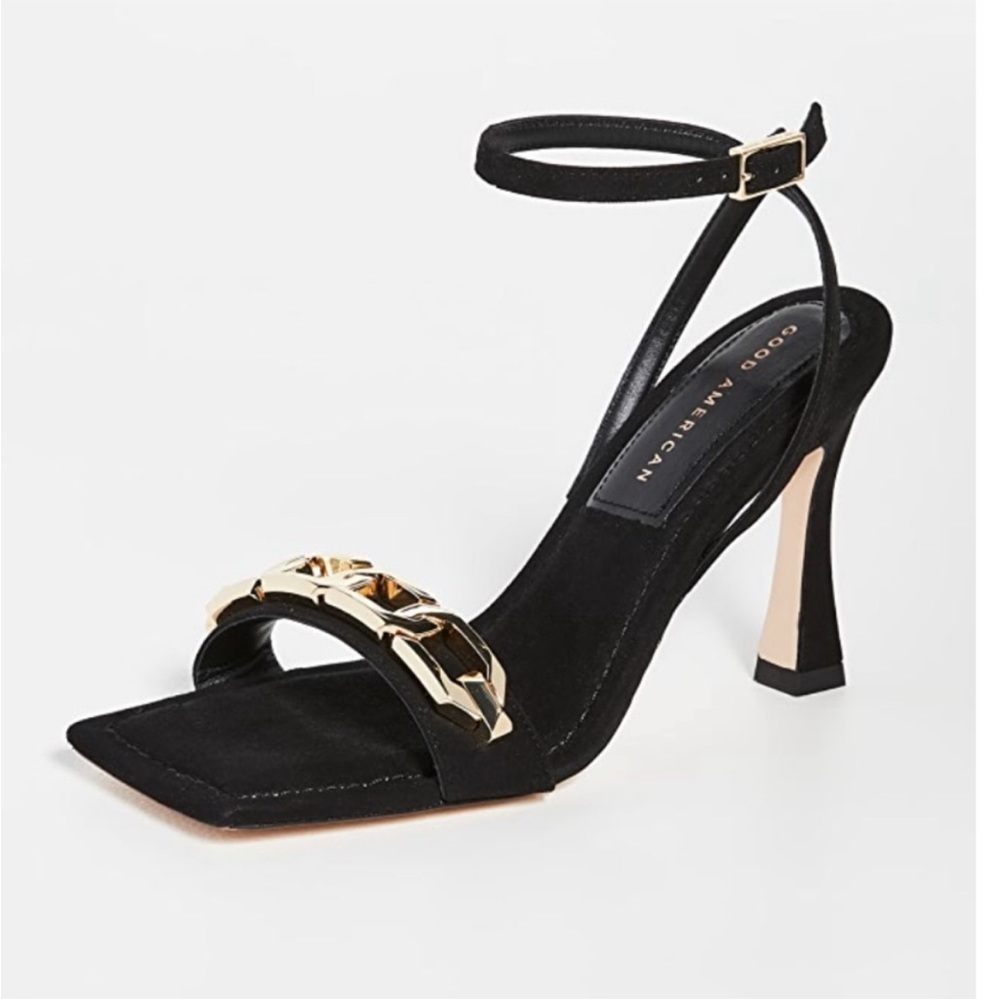 NWT Good American Chain Sandle